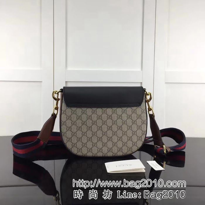 GUCCI古馳原單 新款專櫃品質原單皮質453189 啡克棕單肩斜挎包 HY1141